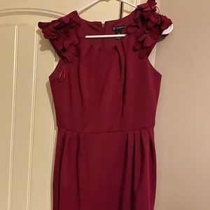 Burgundy New Directions Dress